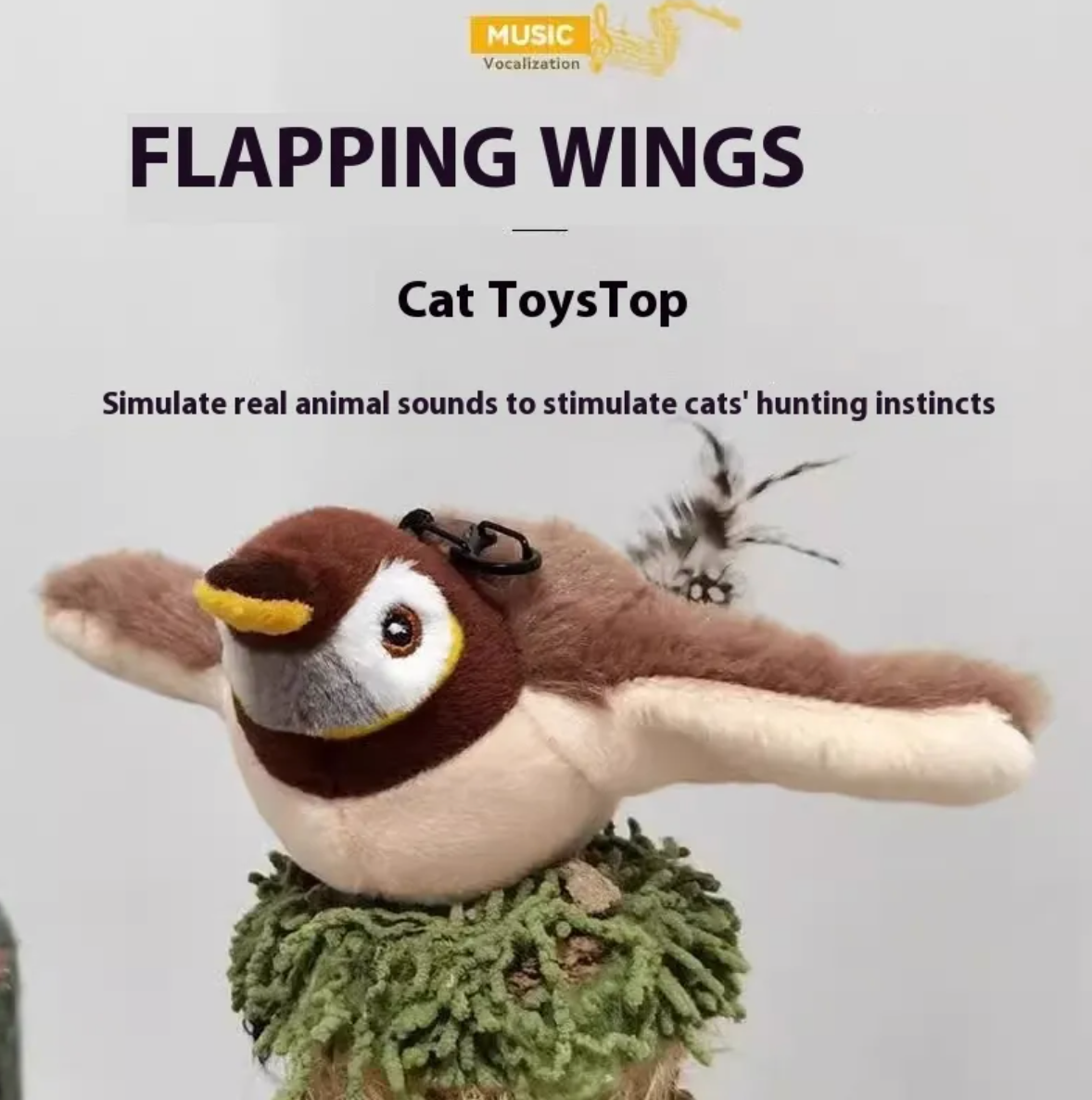 Plush Bird Pet Toy